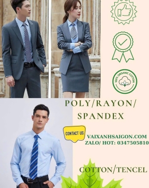  Vải Sơ Mi Cotton/Poly/Tencel/Spandex – Tạo Nên Phong Cách Mới Cho Năm 2025