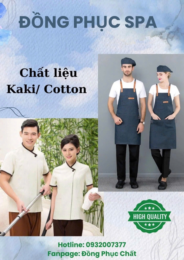 Đồng Phục Spa  và Đồng Phục Đầu Bếp